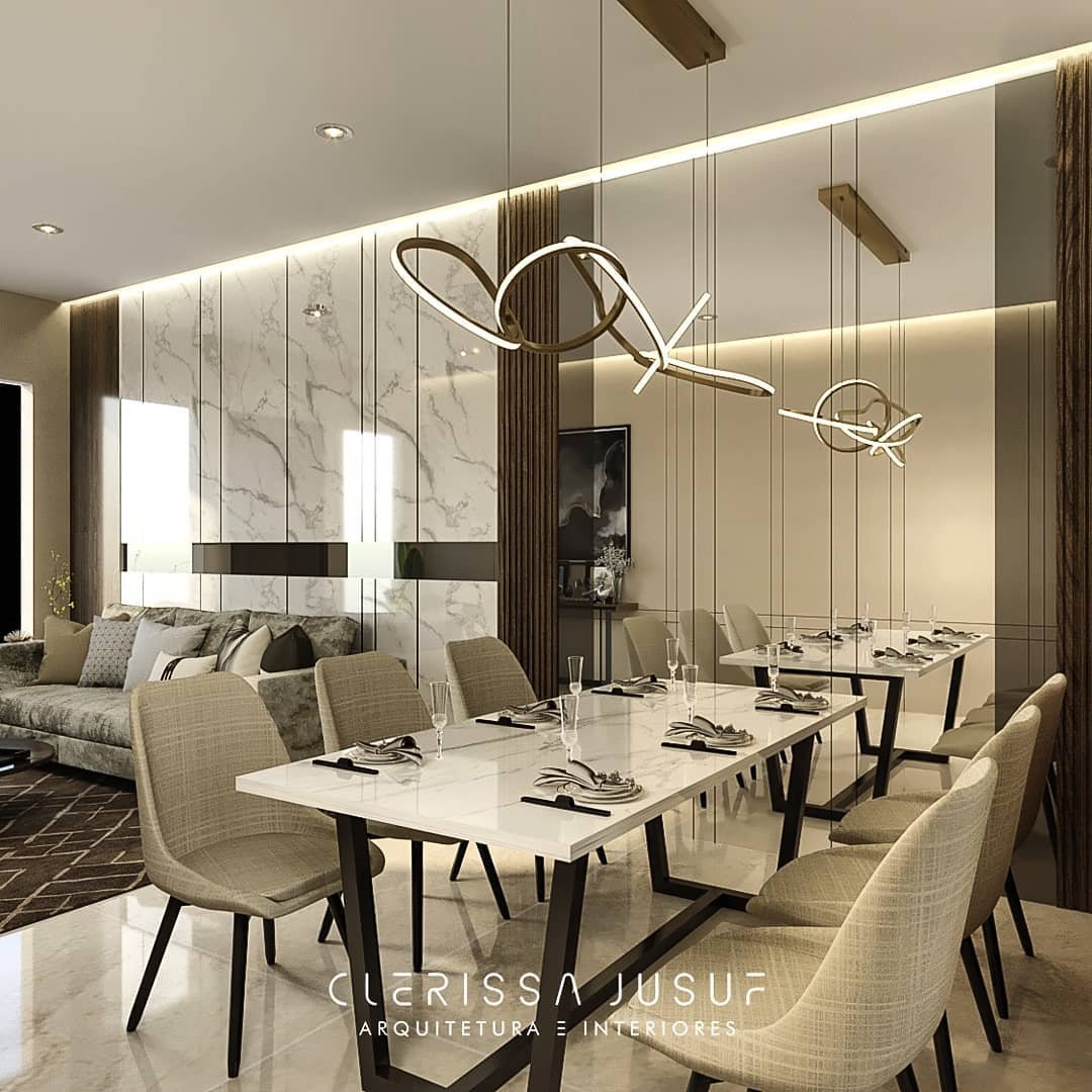 Modern Minimalist Dining Room - CJStudio