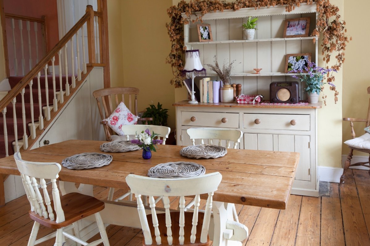konsep interior shabby chic
